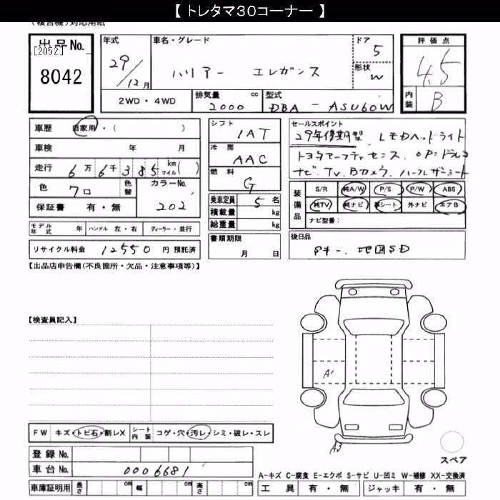 TOYOTA HARRIER
