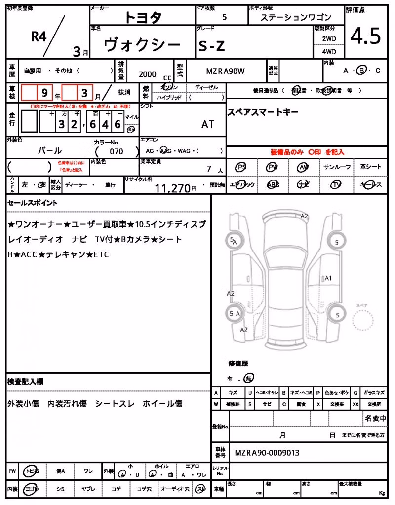 TOYOTA VOXY