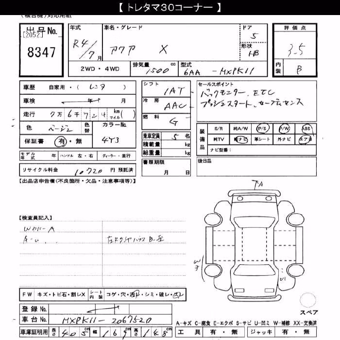 TOYOTA AQUA