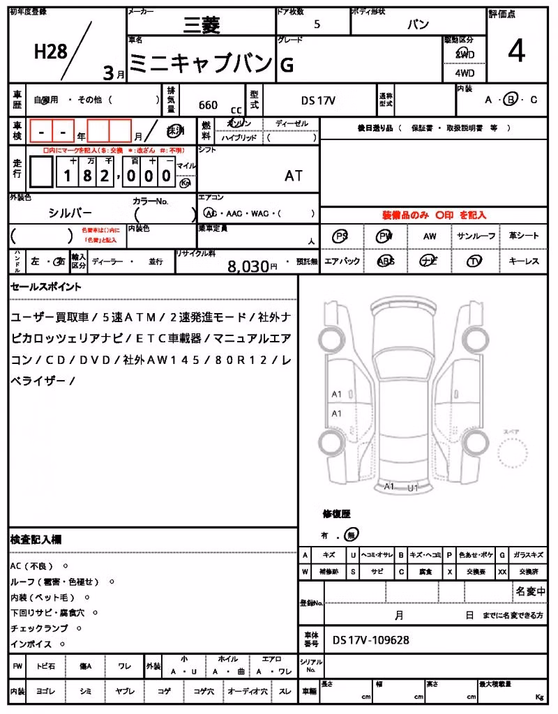 MITSUBISHI MINICAB