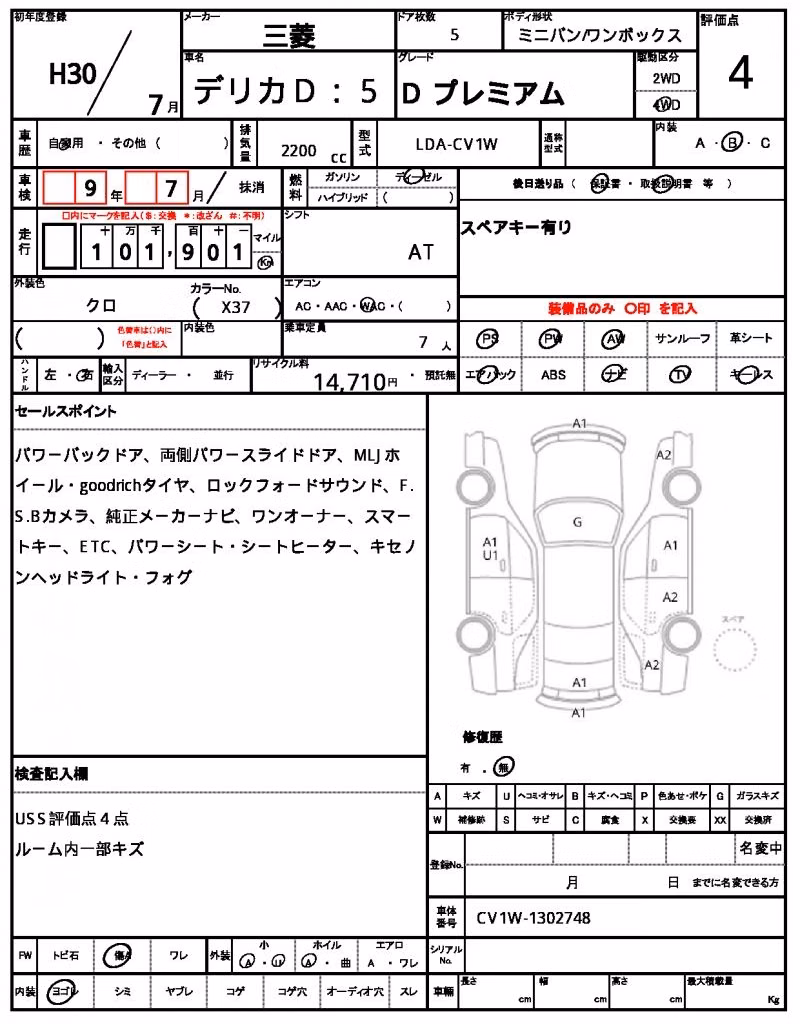 MITSUBISHI DELICA D:5