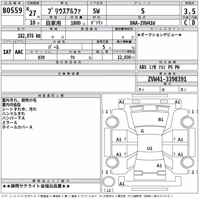 TOYOTA PRIUS ALPHA