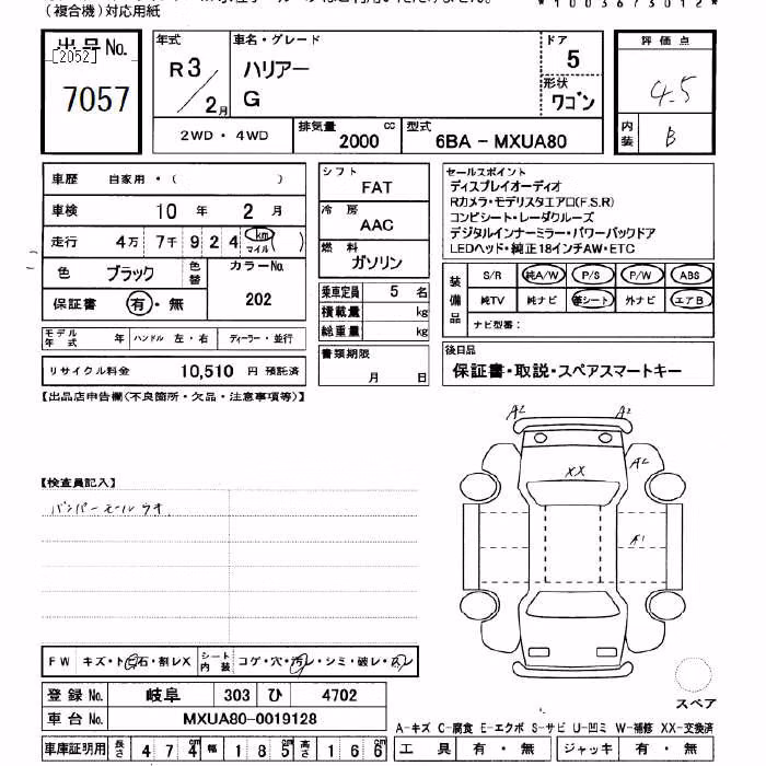 TOYOTA HARRIER