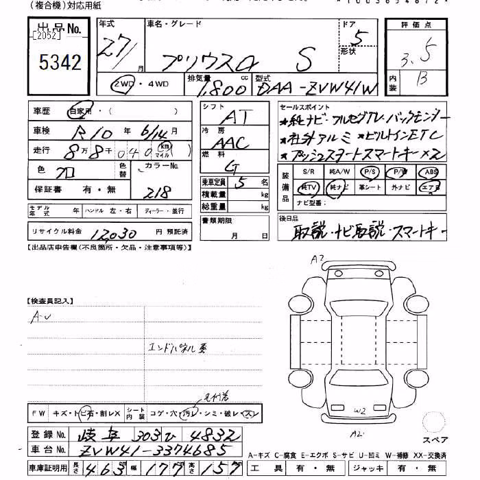 TOYOTA PRIUS ALPHA