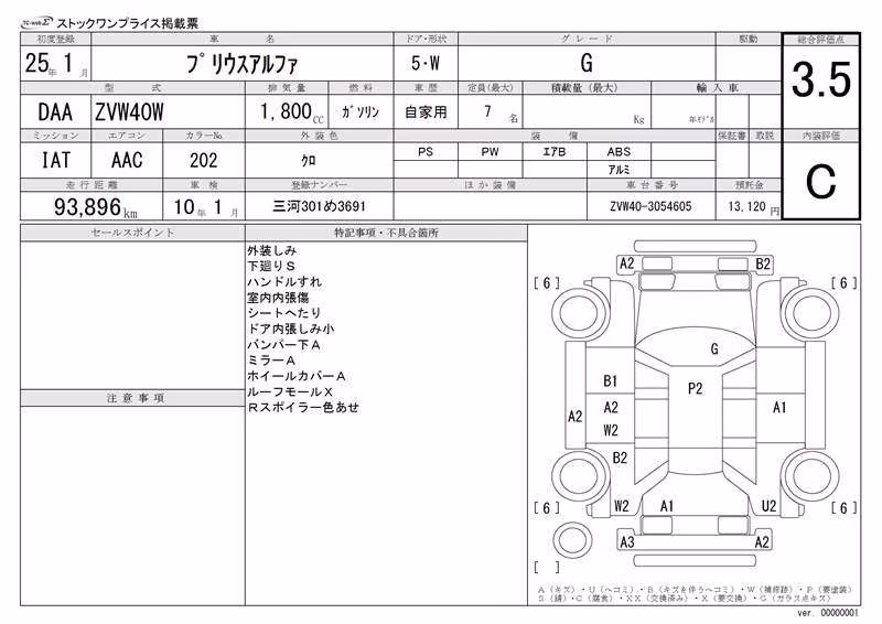 TOYOTA PRIUS ALPHA
