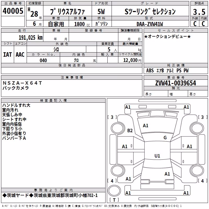 TOYOTA PRIUS ALPHA