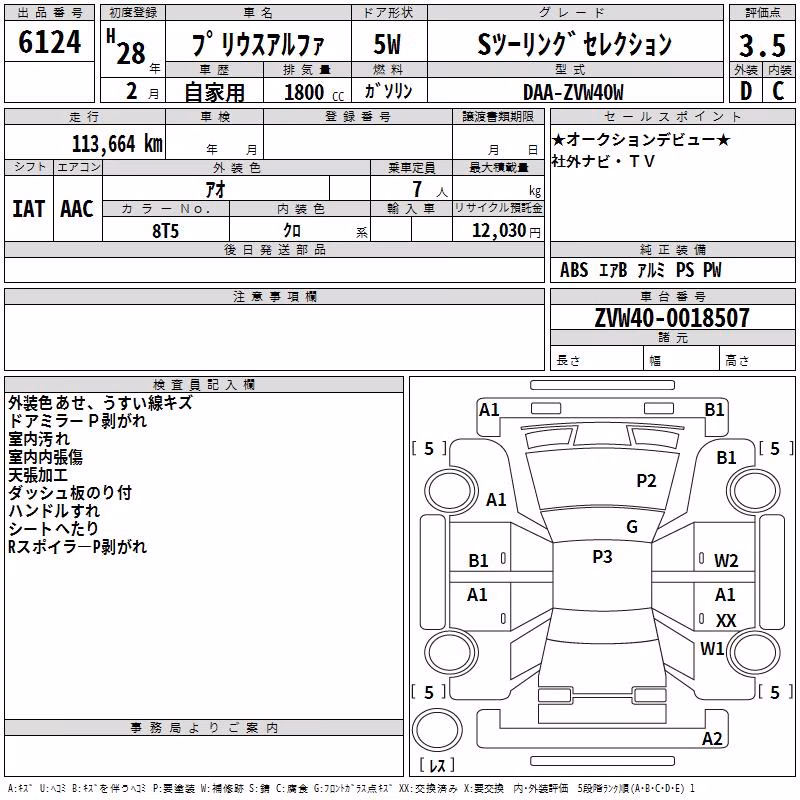 TOYOTA PRIUS ALPHA
