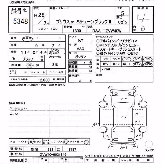 TOYOTA PRIUS ALPHA