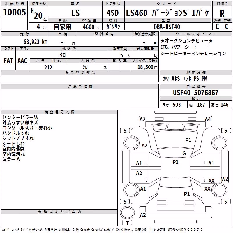 LEXUS LS460