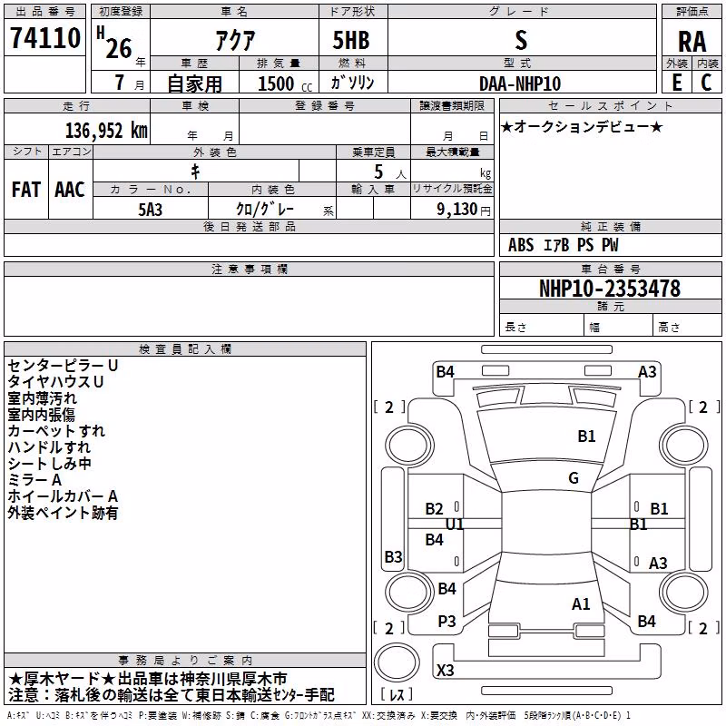 TOYOTA AQUA