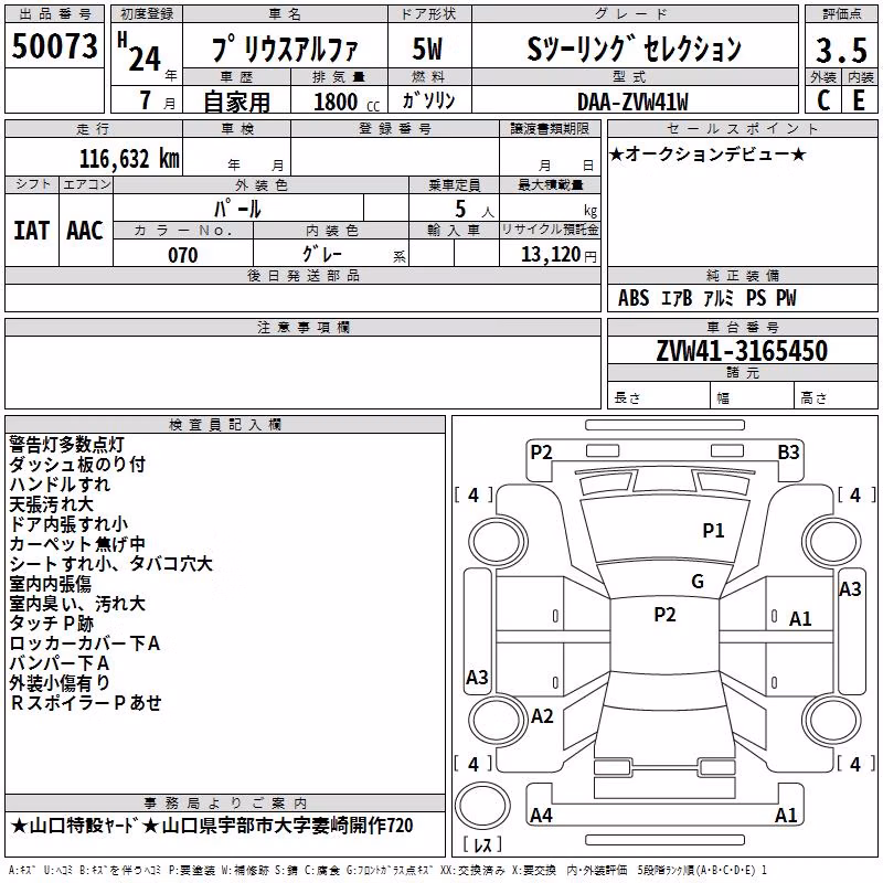 TOYOTA PRIUS ALPHA