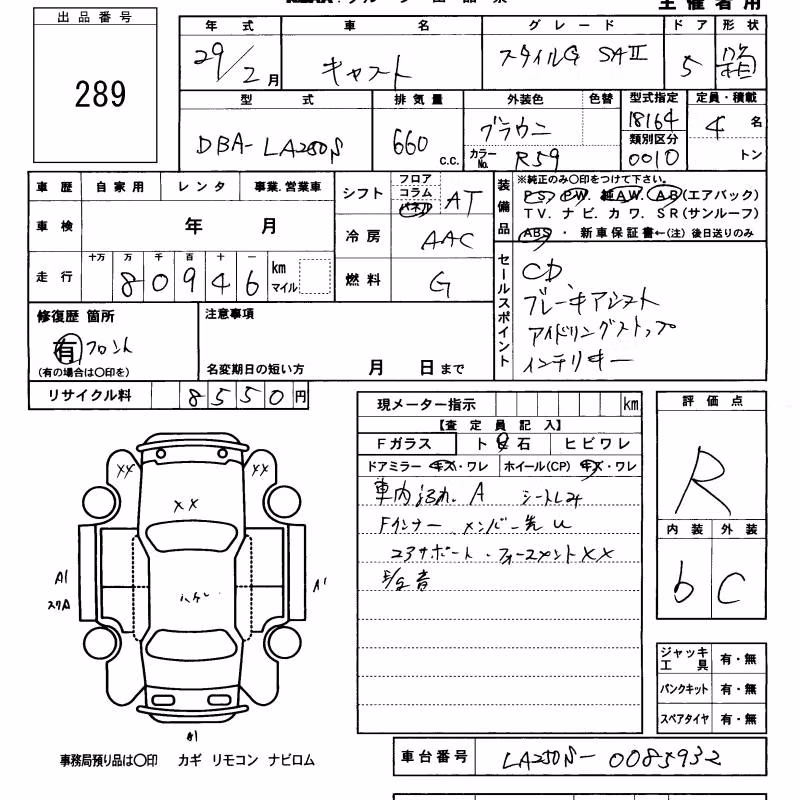 DAIHATSU CAST
