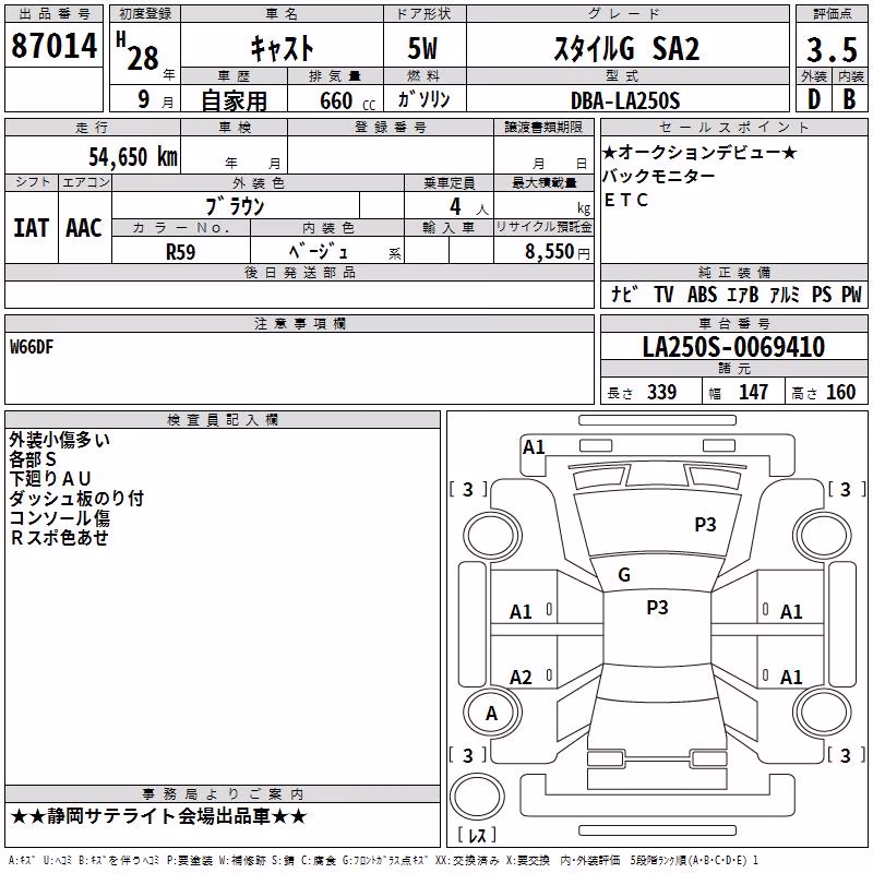 DAIHATSU CAST