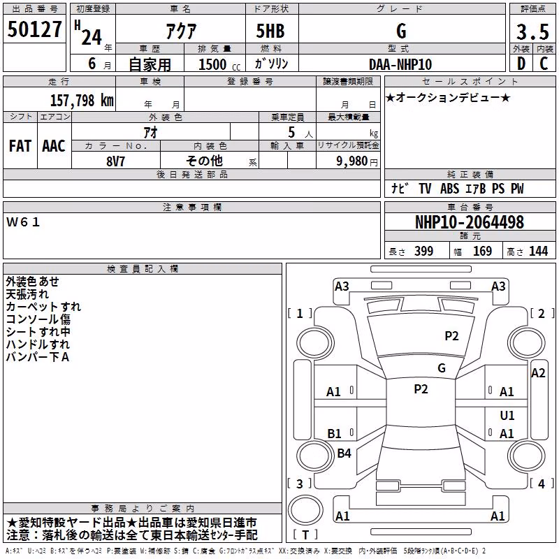 TOYOTA AQUA