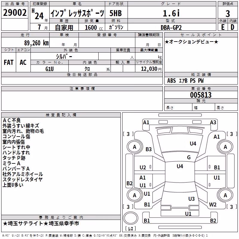 SUBARU IMPREZA