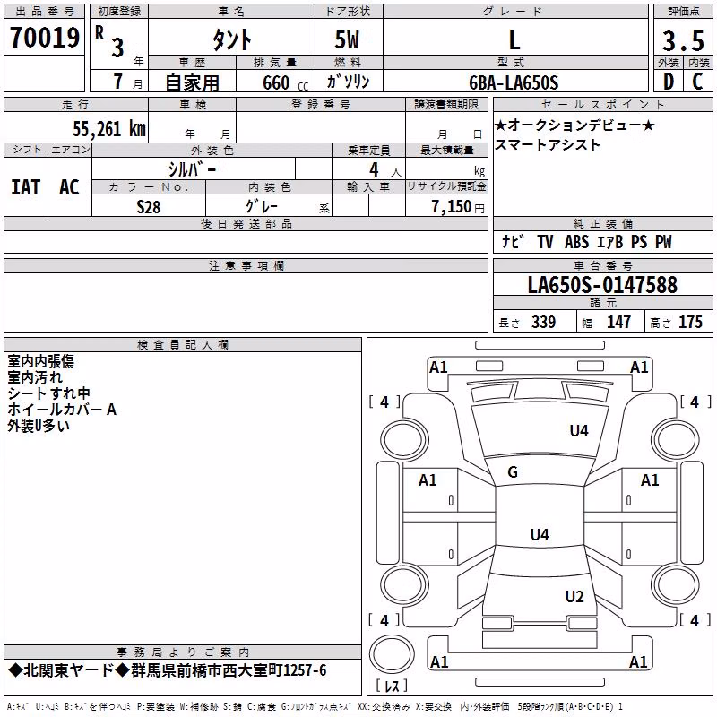 DAIHATSU TANTO