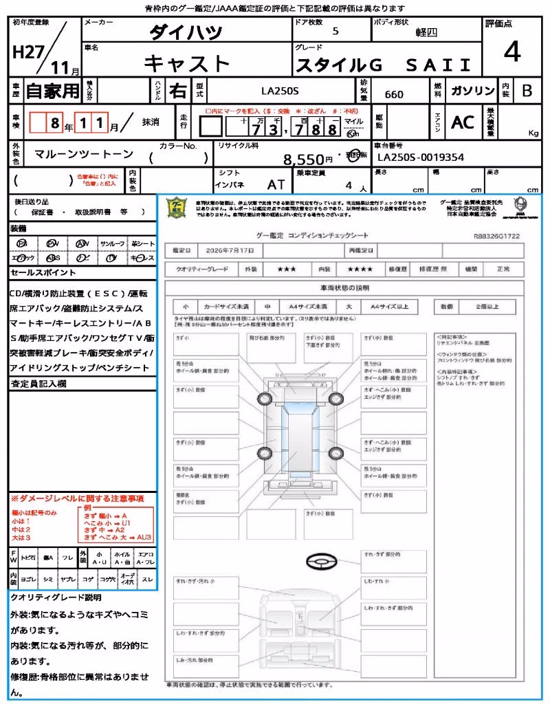 DAIHATSU CAST