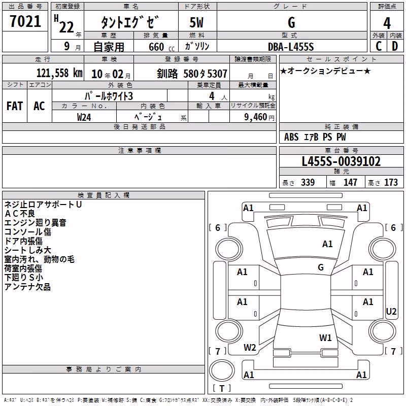 DAIHATSU TANTO EXE