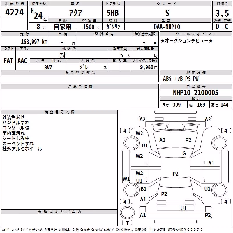 TOYOTA AQUA