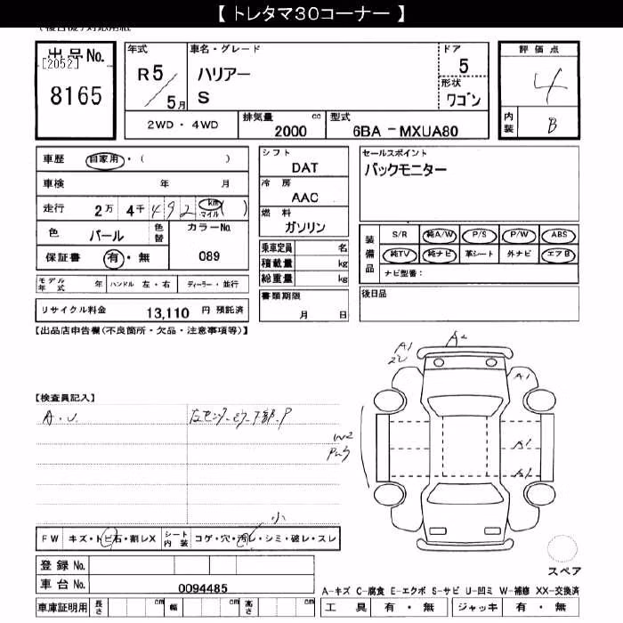 TOYOTA HARRIER