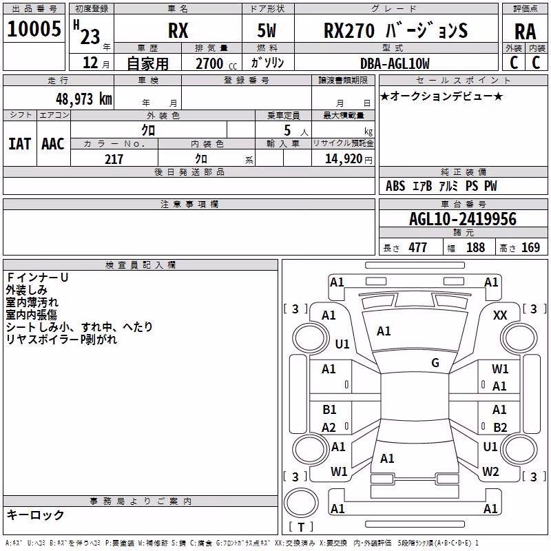 LEXUS RX270