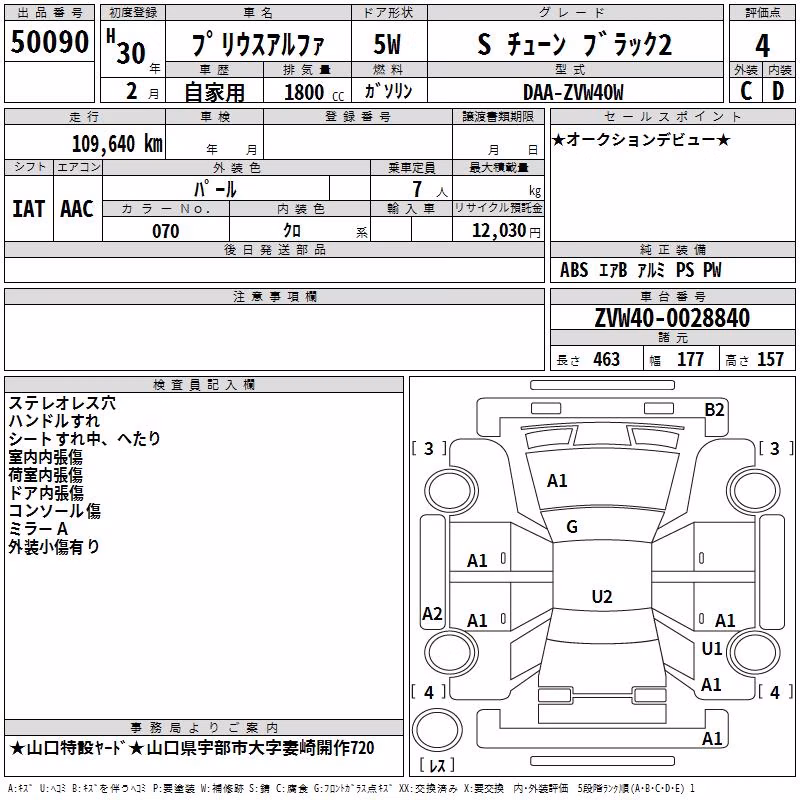 TOYOTA PRIUS ALPHA