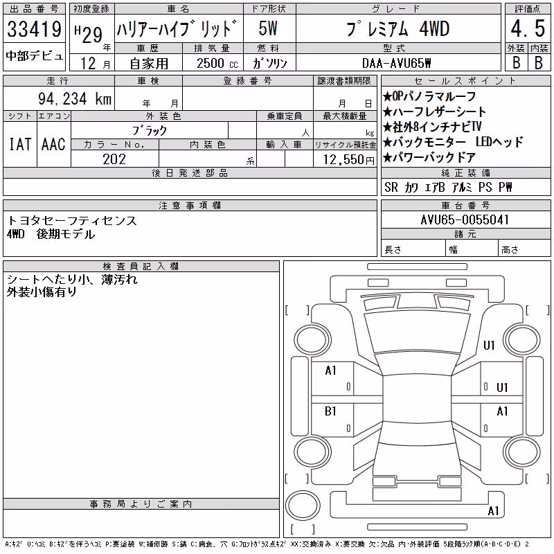 TOYOTA HARRIER