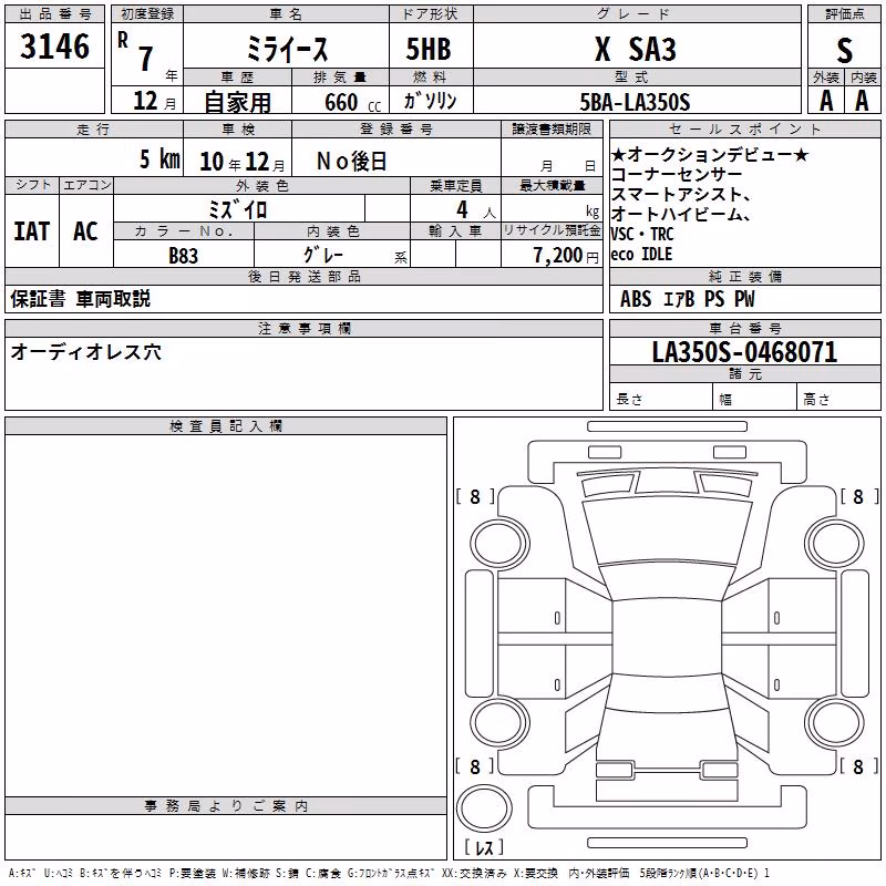 DAIHATSU MIRA E:S