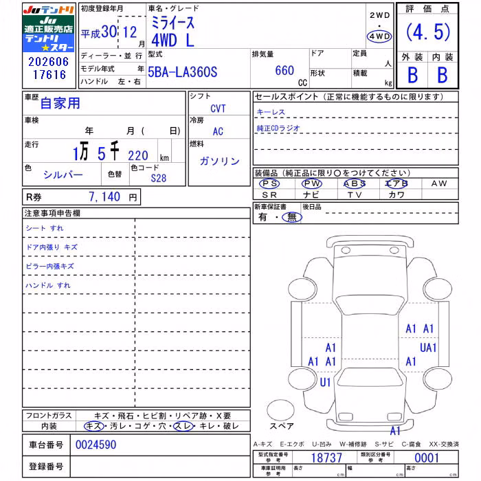 DAIHATSU MIRA E:S