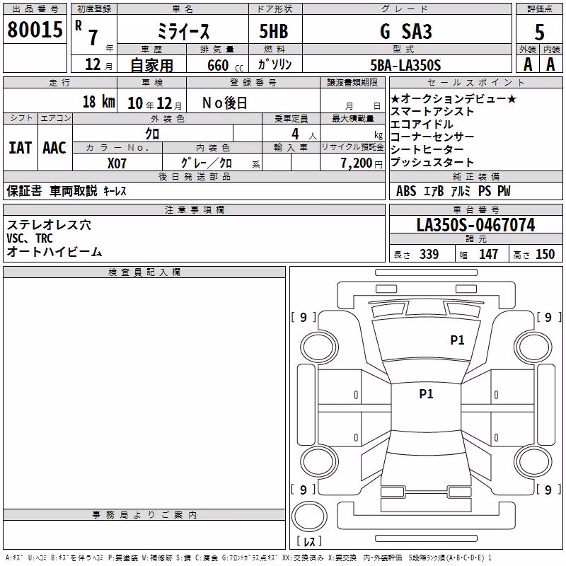 DAIHATSU MIRA E:S