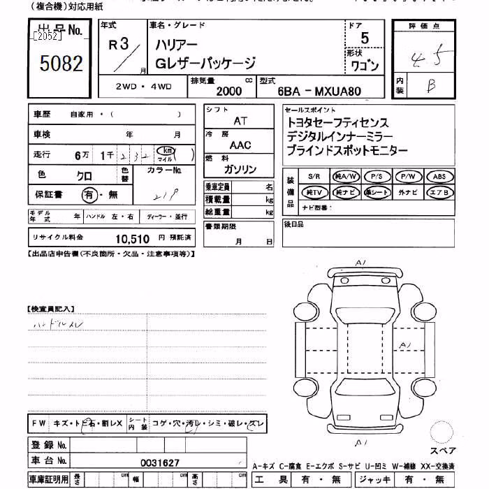 TOYOTA HARRIER