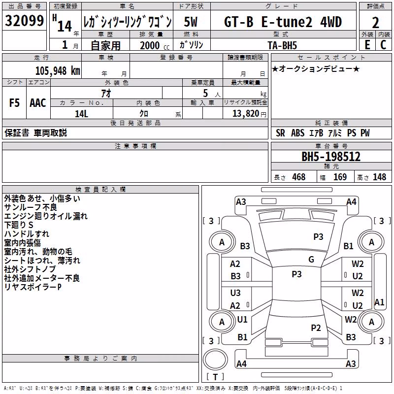SUBARU LEGACY