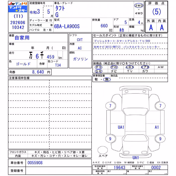 DAIHATSU TAFT