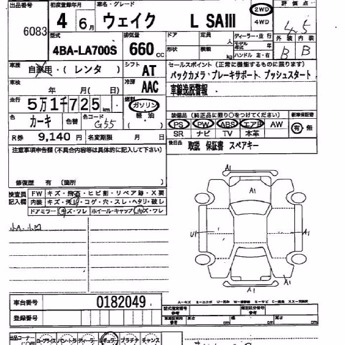 DAIHATSU WAKE
