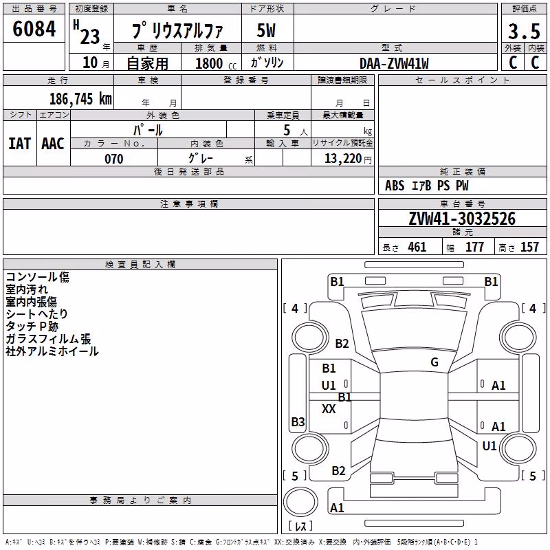 TOYOTA PRIUS ALPHA