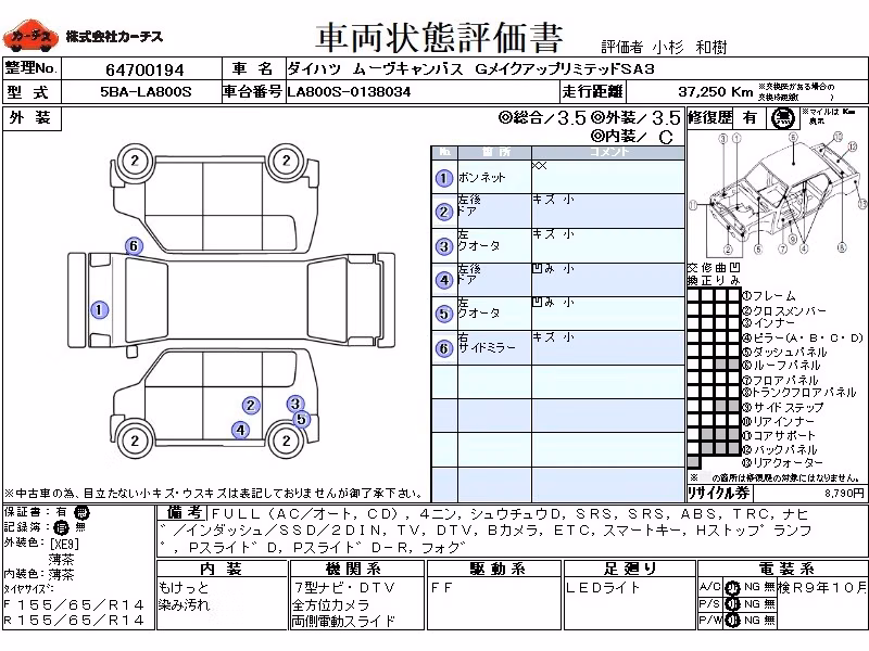 DAIHATSU MOVE CANBUS