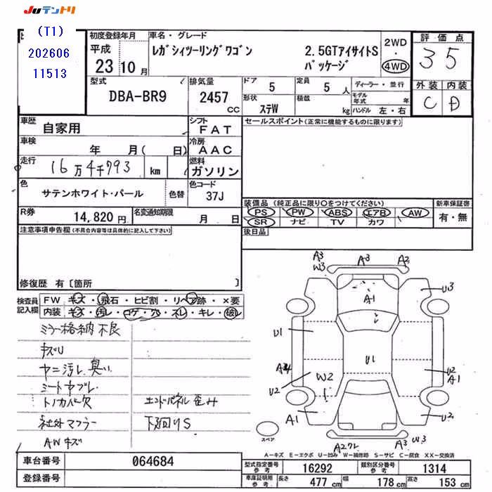 SUBARU LEGACY