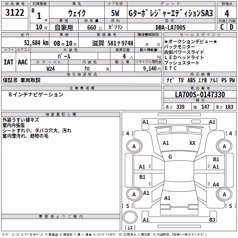DAIHATSU WAKE