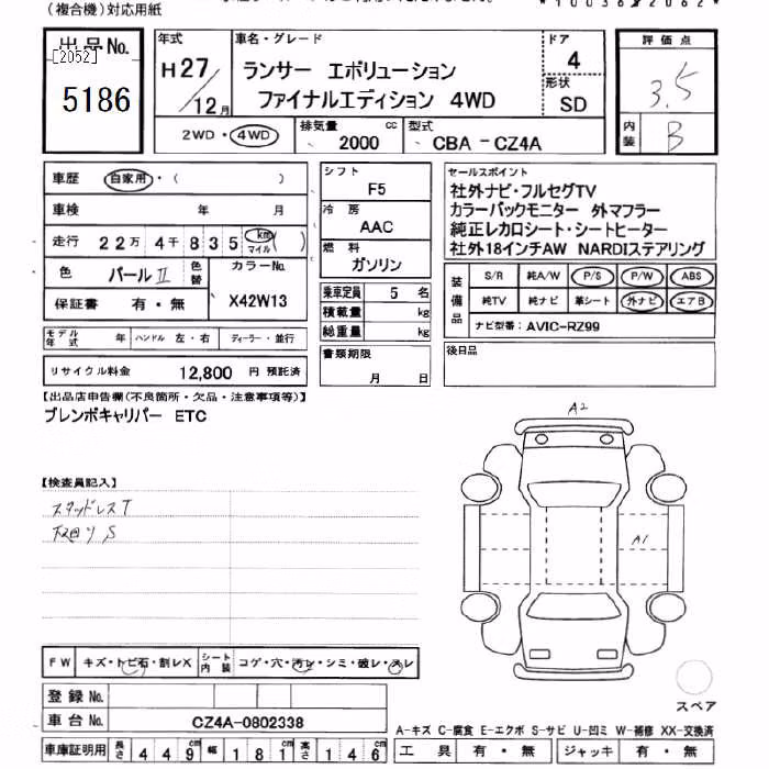 MITSUBISHI LANCER EVOLUTION