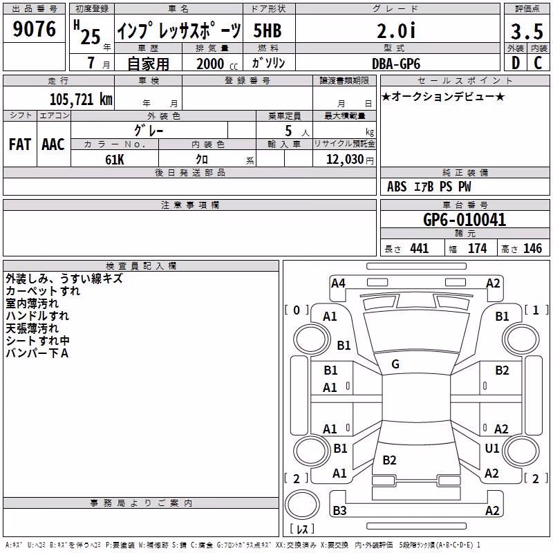 SUBARU IMPREZA