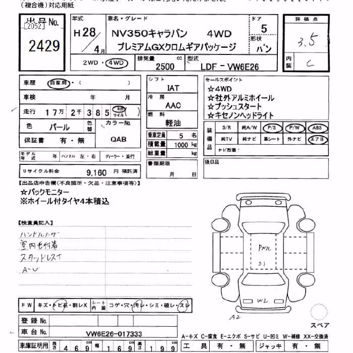 NISSAN NV350 CARAVAN