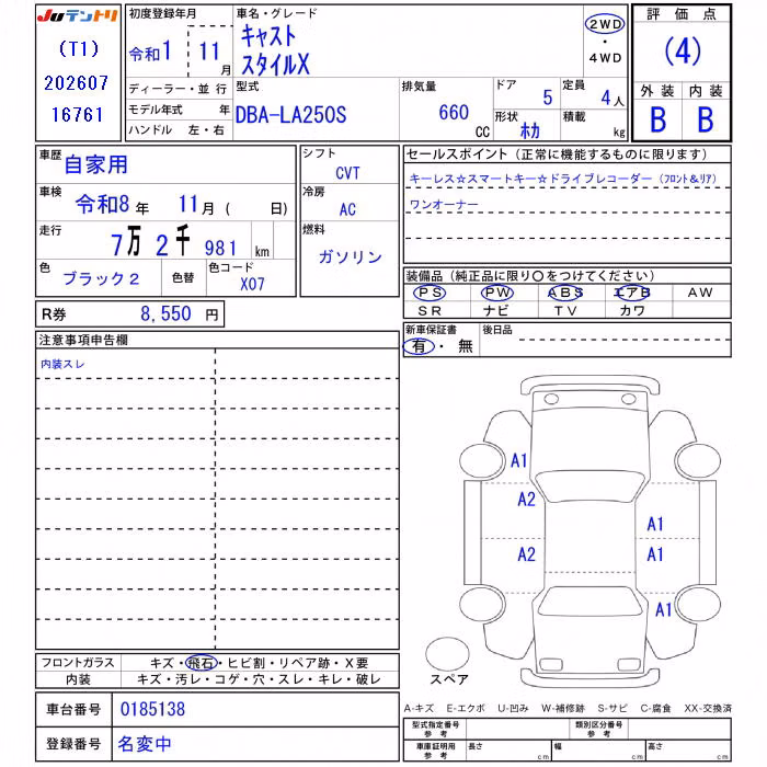 DAIHATSU CAST