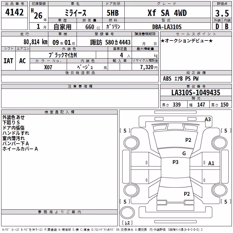 DAIHATSU MIRA E:S
