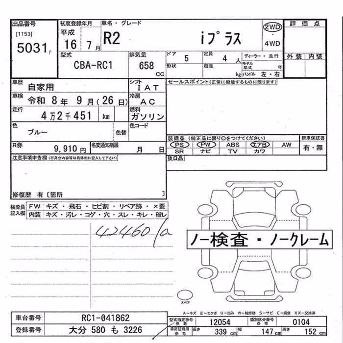 SUBARU R2