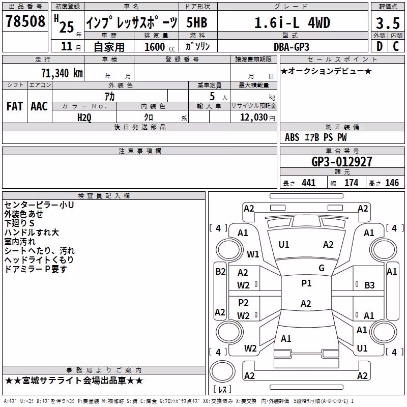 SUBARU IMPREZA