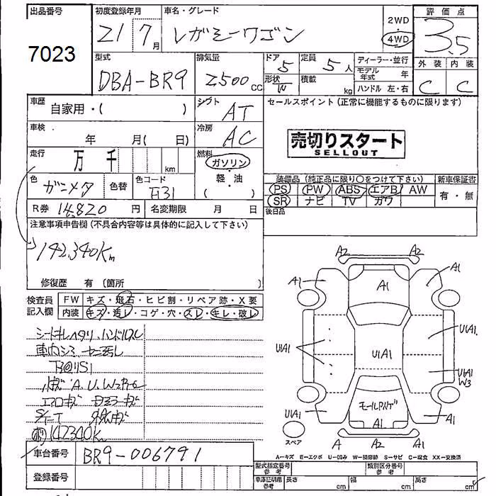 SUBARU LEGACY