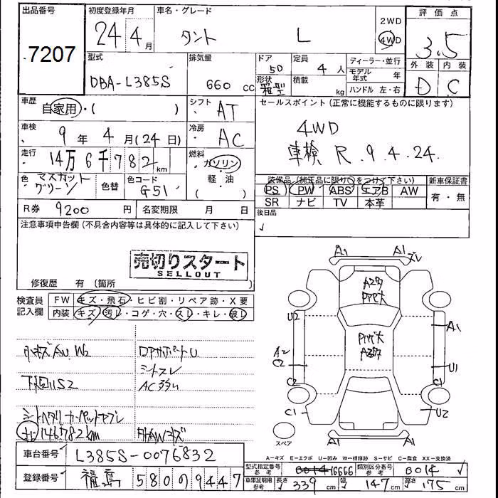 DAIHATSU TANTO