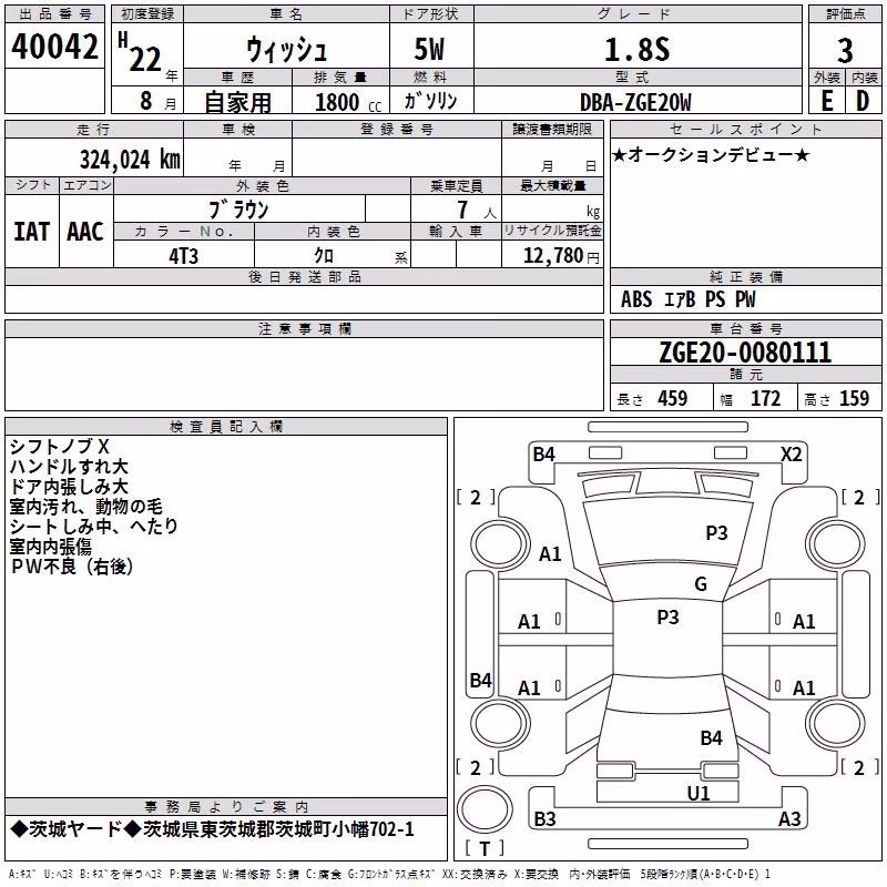 TOYOTA WISH