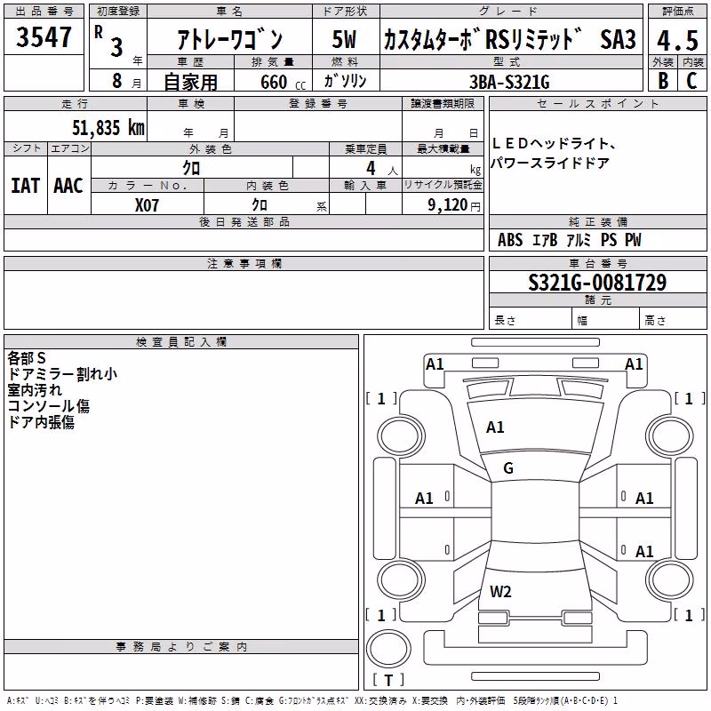 DAIHATSU ATRAI