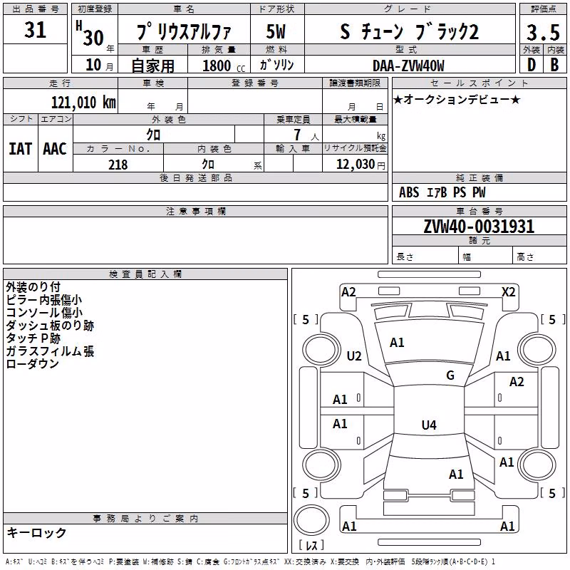 TOYOTA PRIUS ALPHA